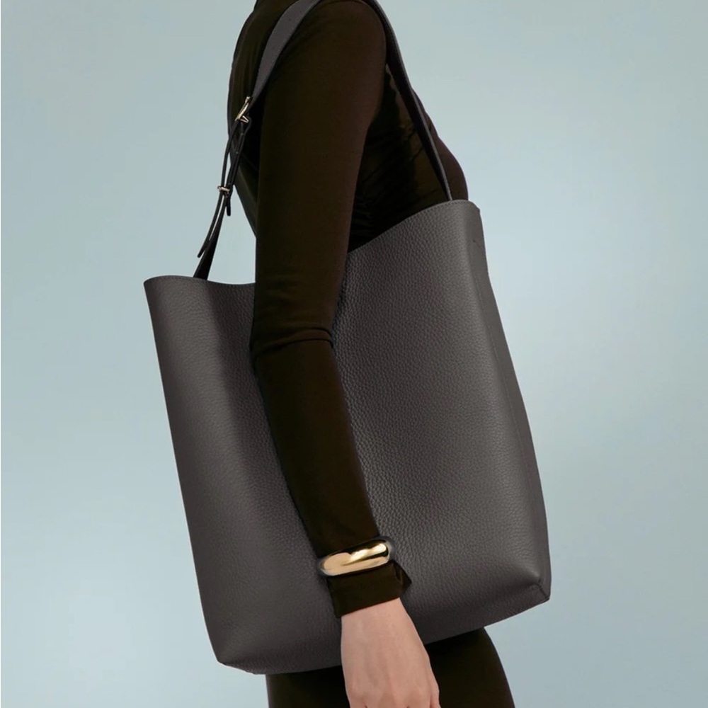Cuyana Gray Hobo Bag